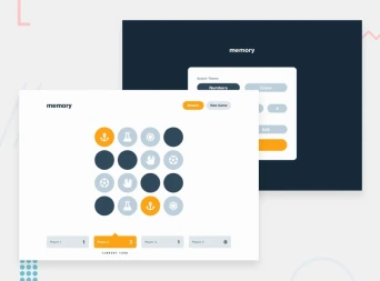 Screenshot: Memory game